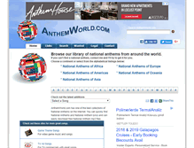 Tablet Screenshot of anthemworld.com